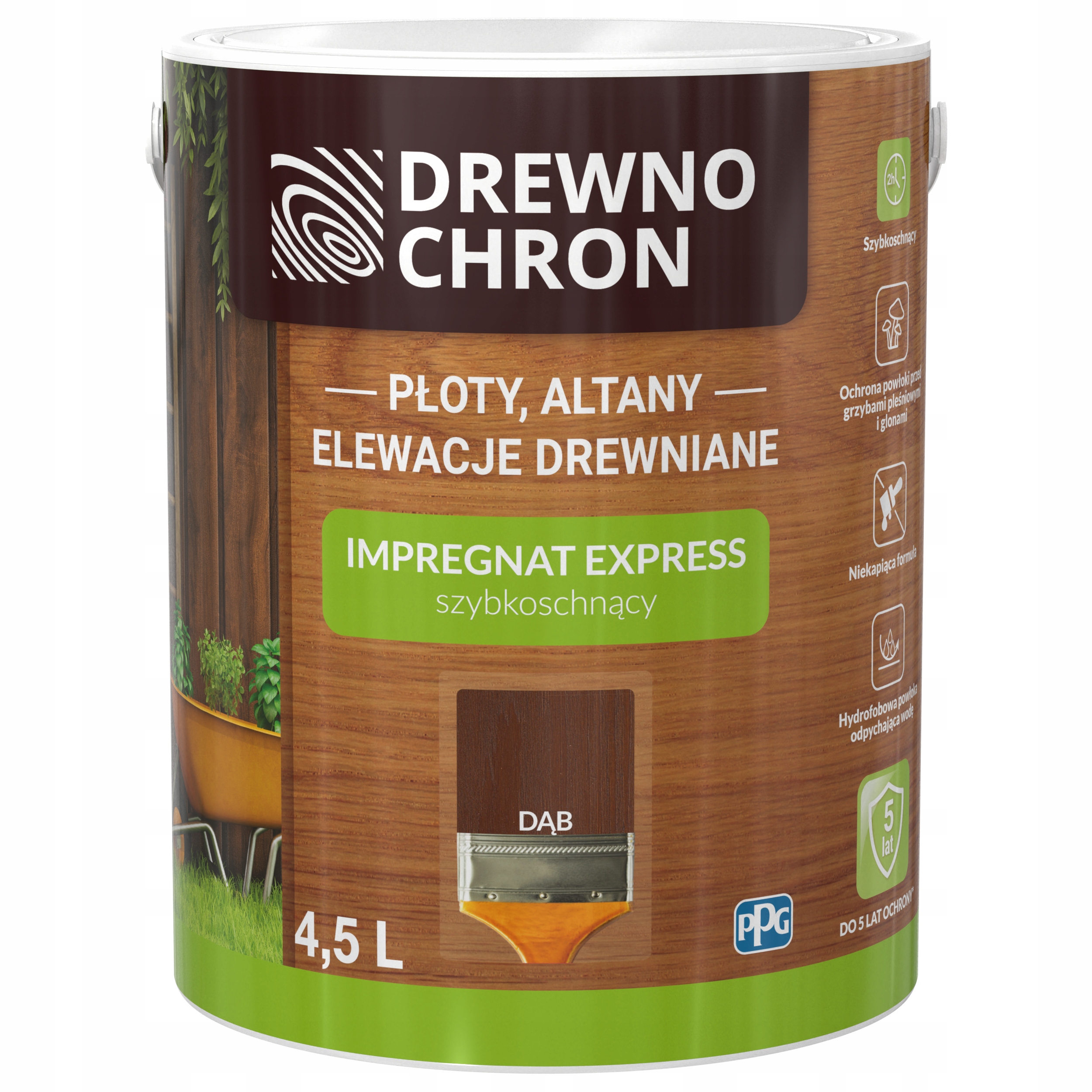 OCHRANA DREVA IMPREGNAT EXPRES DUB 4,5L